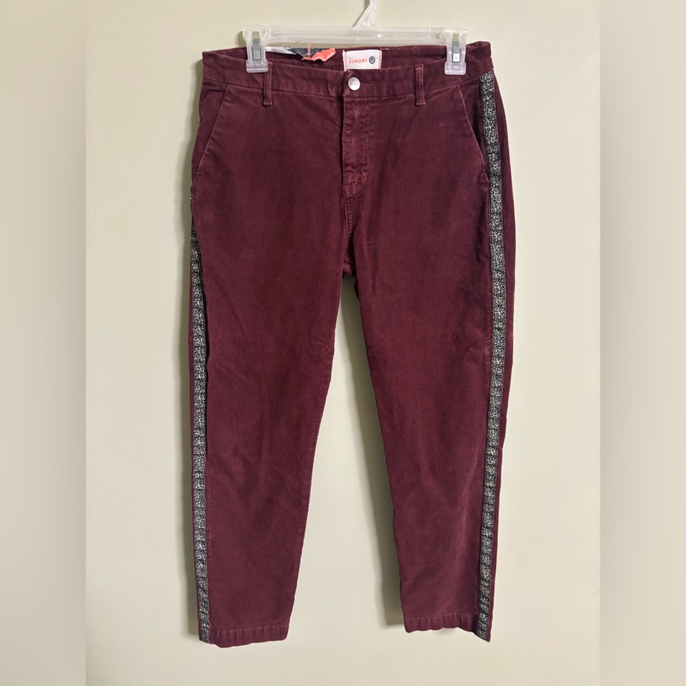 SUNDRY Corduroy Pants Anthropologie - Picture 2 of 8